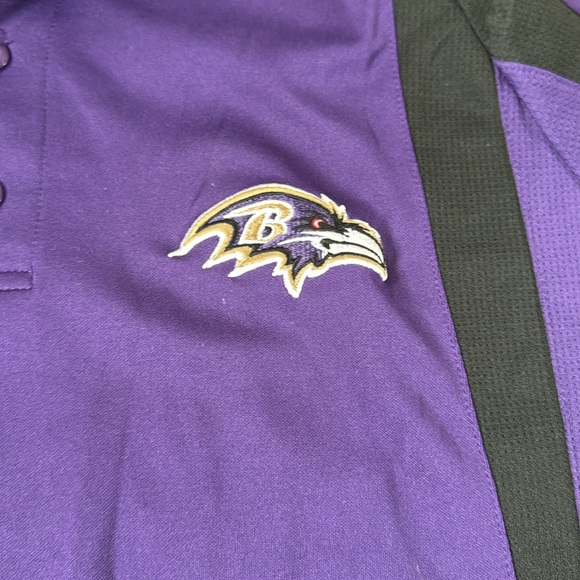 Purple Baltimore Ravens Polo Shirt - Picture 3 of 7